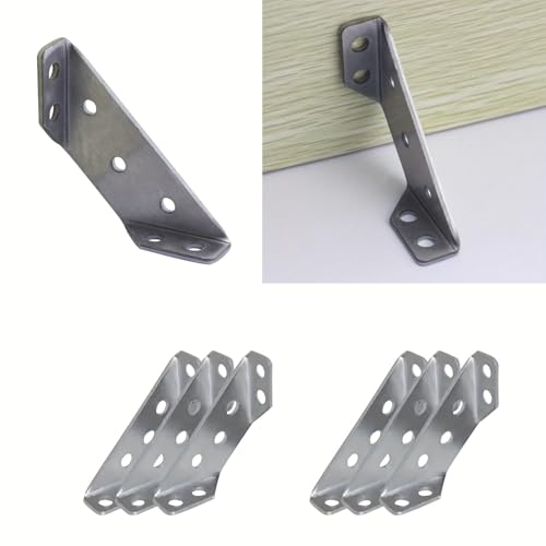 10Pcs Triangle Bracket Furniture Support Thickened Universal Connector Corner