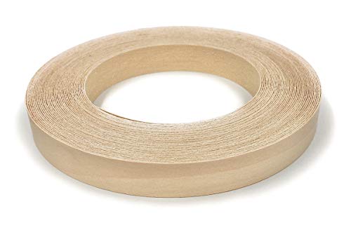 Edge Supply Birch 2 inch X 50 ft Roll of Plywood Edge Banding – Pre-glued Real Wood Veneer Edging – Flexible Veneer Edging – Easy Application Iron-on Edge Banding for Furniture Restoration - size: 2 inch X 50 ft
