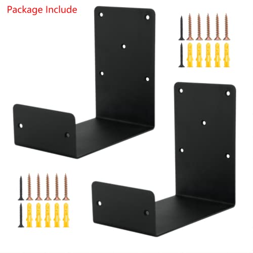Heavy Duty Mantel Brackets，Floating Shelf Fireplace Bracket，U-Shaped Beam-Style Mantel Support(2 Packs). (8x8x5) - size: 8x8x5"
