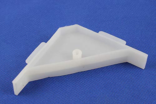 Berta 12-Pack, 90 Degree Cabinet Triangle Bracket, Plastic White Corner Support Braces - size: 12