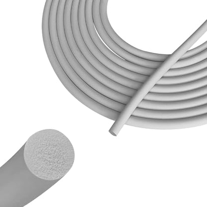 Backer Rod 1/4 Inch 50' Grey EPDM Rubber Foam for Concrete Joints - style: Grey-50'