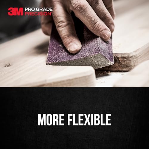 3m Sanding Sponge,Ceramic,Coarse,PK2 DCDA80-PGP-2T - 1 Each - size: 2.5 in x 4.5 in x 1 in - 2 Sponges, style: 80 Grit Coarse