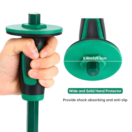 Heavy Duty Masonry 9 Inch Brick Chisel (Green) - size: 9 Inch