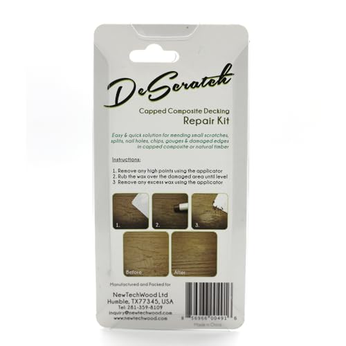 DeScratch Composite Decking Repair Kit (Brazilian Ipe) - color: Brazilian Ipe