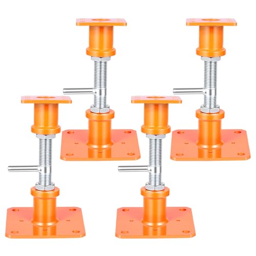 4PCS House Jacks for Leveling Crawlspace 5''-8''Adjustable Floor Support - size: 5''-8''
