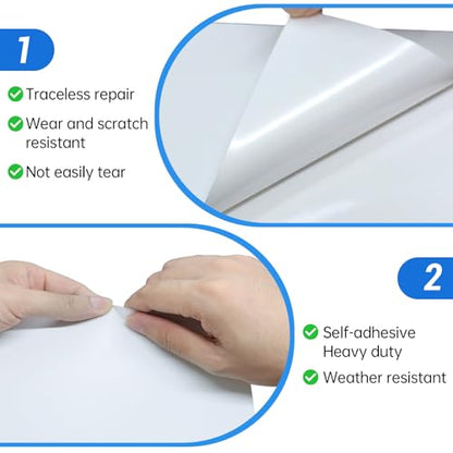 Vinyl Siding Repair Kit 10PCS 6.3X4.75Inch Cover Any Cracks Holes