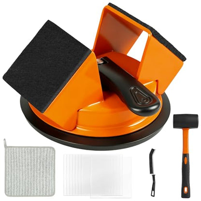 LOVECO Floor Gap Fixer Tool Kit with Mallet for Laminate Vinyl LVP Flooring