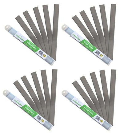 8-Inch Floor Scraper Blades, 20 Pack Replacement - size: Pack of 20