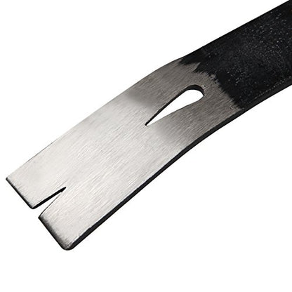 KSEIBI 285150 Hand Wonder Crow Bar Tool, Steel Nail Puller Paint Lid Lifter Trim Small Flat Pry Bar 15" inch for Prying, Scraping, Lifting, Pulling, Utility Claw Wonderbar (Pack of 2) - size: 15 Inch (380mm) (Pack of 2)