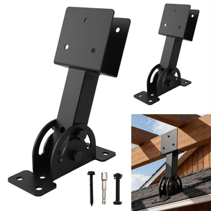 2 Pcs 2"x 4" Roof Riser Brackets for Pergola(Actual 1.6''x 3.6'') - size: 2 Pcs