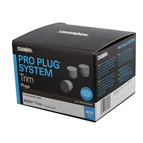 Starborn Pro Plugs for Azek Trim Traditional - 400 Plugs for 250 Linear Feet