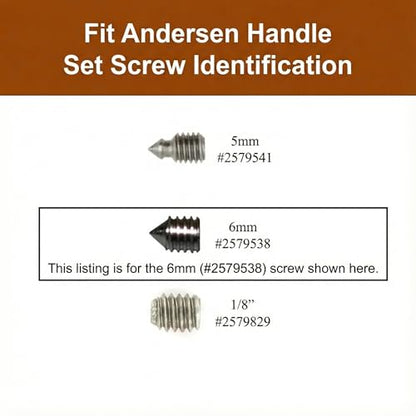 Set Screw & Wrench fits Andersen 400 Series Frenchwood
