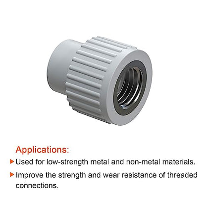 HARFINGTON 20pcs Wire Threaded Inserts 5/16-24 UNF 1.5D 11.85mm 304 Stainless Steel Helical Coiled Wire Thread Sleeve