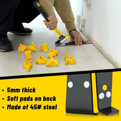 NACCOO Laminate Flooring Tools, 5in1 Floor Installation Kit for Vinyl Plank - size: 5pcs kit