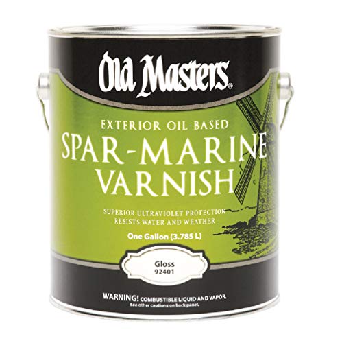 OLD MASTERS 92401 Spar Marine Varnish, Gloss