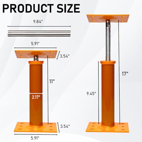 Djustable House Floor Jacks for Leveling