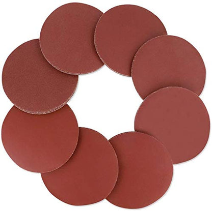 Utoolmart 8-inch Hook and Loop Sanding Discs, 5 Each of 80# 100# 120# 180# 240# 400# Aluminum Oxide Sandpaper, for Random Orbital Sander Wood Metal Auto Dry Polishing, 30 Pcs - size: 8 inch 30pcs