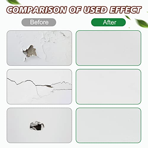 Drywall Repair Kit, 2 Pcs Spackle Wall Repair Patch Kit, Wall Mending Agent Quick and Wall Surface Hole Fill Quick and Easy Solution (2 Pack) - color: 2 Pack