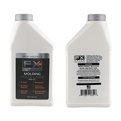HV-65 Pint of High Viscosity Natural Liquid Latex Mold Making Rubber
