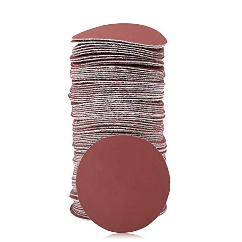 SPEEDWOX 100pcs Sanding Discs 2 inch Sandpaper 1500 Grit Hook and Loop Sanding Discs for Sanders Drill Grinder Rotary Tools Attachment Woodworking Wood Auto, No Hole - style: 1500 Grit