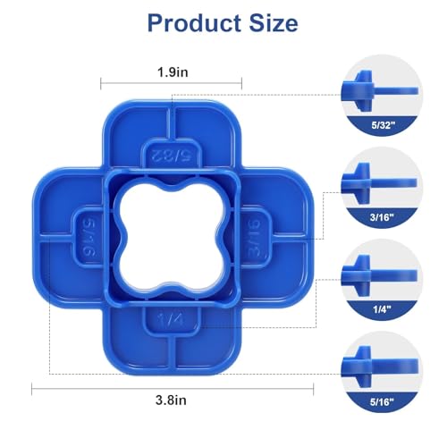 EEEKit 12 Pack Deck Spacers: 4 in 1 Deck Board Spacing Tool