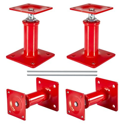 4 Pack House Floor Jacks, 7"-11" Height Range, 11023 LBS Max Load - size: 7" - 11" (4 Pack)