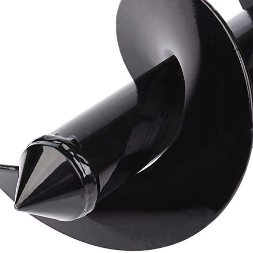 Auger Drill Bit for Planting - 3"X12" Heavy-Duty Garden Auger Spiral Drill Bit - Bulb Planter Tool & Auger Post Hole Digger - 3/8" Hex Drive Drill - size: 3"x12"(Black)