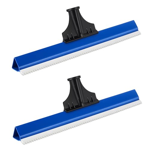 2 Pack 16 Inches Epoxy Floor Squeegees Notched Squeegee for Self Leveling Cement Urethane Epoxy Floor Tools - size: 16 Inches