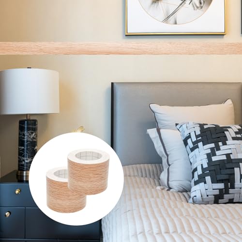 Lilaly 2 inches x 32 feet Wood Grain Repair Tape,Wood Grain Tape,Widely Used for Tables, Doors, Floor and DIY(Brown Oak) - color: Brown Oak