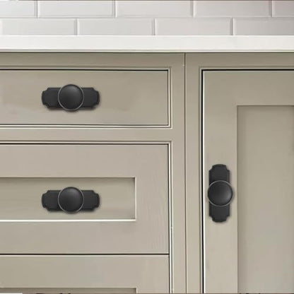 khtumeware 10 Pack Backplate for Cabinet Knobs Matte Black Cabinet Hardware Knob Backplate/Back Plate - color: Matte Black