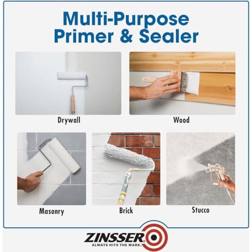 5 gal Zinsser 373694 White HIDZ Multi-Purpose Primer & Sealer