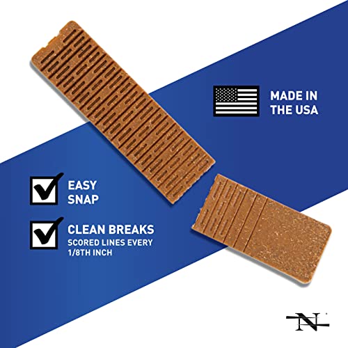 Composite Shims & Wedges for Leveling – Waterproof (24 Pack) 8-Inch Heavy Duty Durable Wood & Plastic Shims for Leveling Toilets, Windows, Cabinets, Decks, Tables & Furniture Levelers - Made in USA