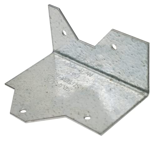 Simpson Strong-Tie L30-100 - L L-Shaped Angle - 3-Inch Length, 16-Gauge Steel, Zinc Galvanized Coating, Versatile Corrosion-Resistant Wood Construction Connector (Pack of 100)