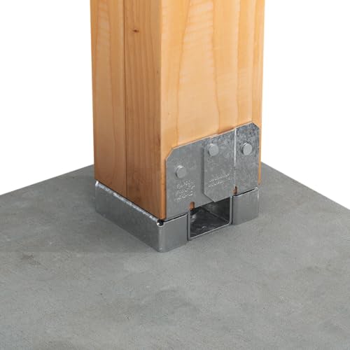 Simpson Strong-Tie ABA24-2Z Adjustable Post Base, ZMAX Coated (Pack of 1)