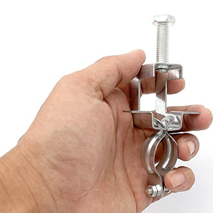 10Pcs Cable Clamp for Pipe, Conduit Hanger with Beam Clamp, Cable Hangers for Wire, I Beam Clamps