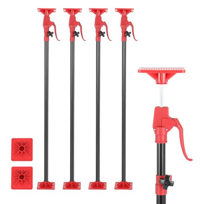 Cabinet Jack Support Pole, 4 Pack 45-114 in Adjustable Heights Support Pole - size: 4 Pack-45"-114"
