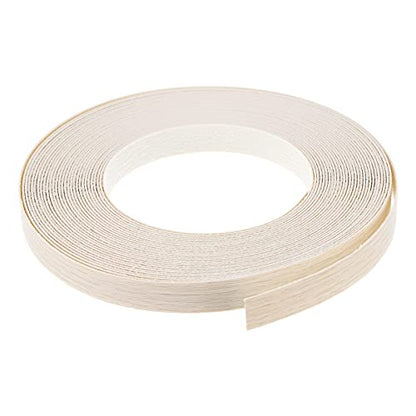 uxcell Edge Banding, 3/4 inch x 49.2ft Pre-Glued Wood Veneer Edging Iron-on Flexible Edge Banding for Cabinet Repair Furniture Restoration, Oak - size: 3/4 Inch x 49.2ft