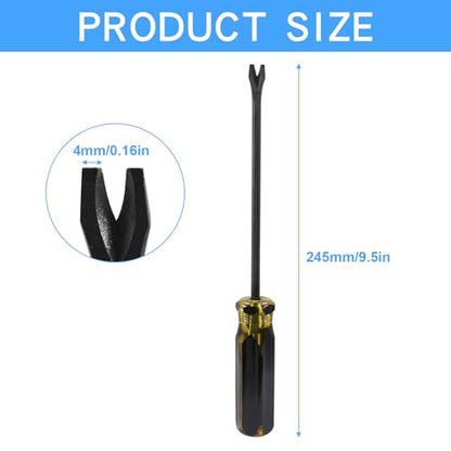 3Pcs 4mm Tack Lifter, Black - color: Black