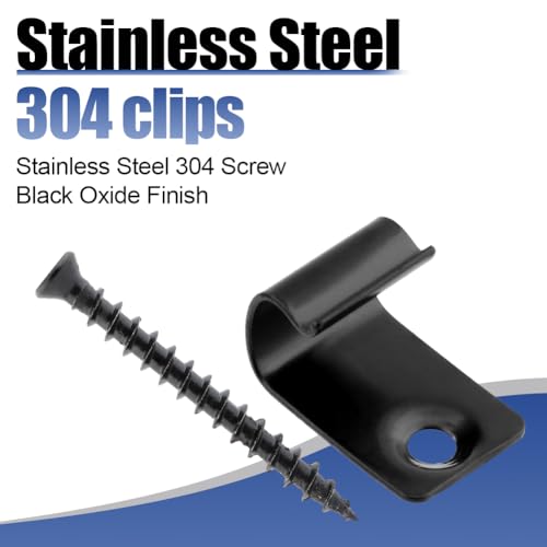 Hidden Deck Starter Clips 50 Pack for Grooved Composite Decking with Screws