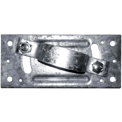 1-7/8" Wood Fence to Round Steel Post Panel Attachment Adapter Bracket: Adjustable clamp. Made of Galvanized Steel to Prevent Rusting. CASE Qty 25 - size: 1-7/8" Post, style: CASE