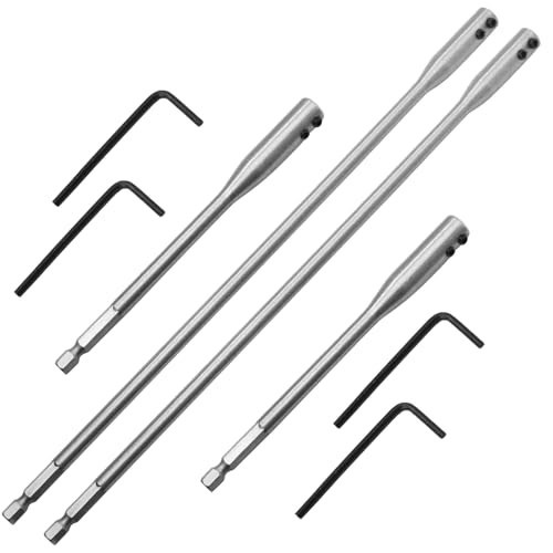 8 Packs High Carbon Steel Drill Bit Sets, 12 Inch - size: 8