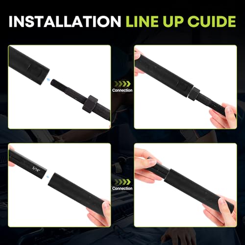 95400 Dowel Pin Puller and Remover Master Set with SAE & Metric Collets Efficient Extraction Tool for Removing Dowel Pins