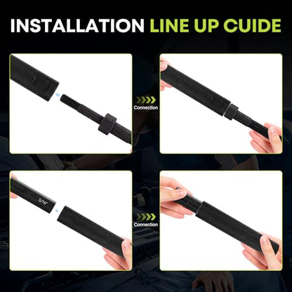 95400 Dowel Pin Puller and Remover Master Set with SAE & Metric Collets Efficient Extraction Tool for Removing Dowel Pins