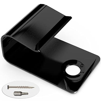 Start Clips, Hidden Deck Starter Clips for Composite Decking, Hidden Fasteners Starter Clips with Decking Screws, 36 Pack, Black