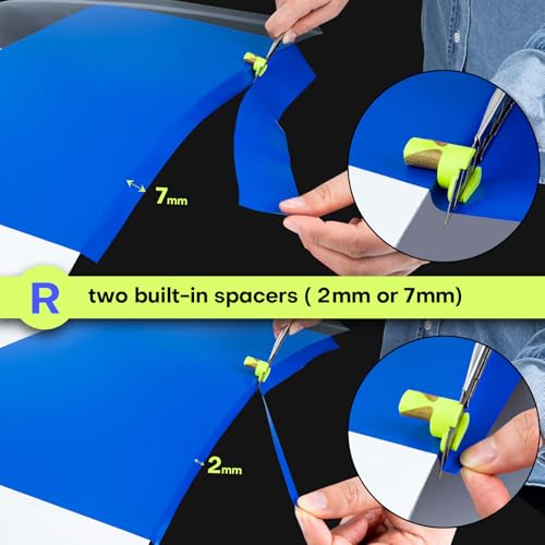 NEWISHTOOL Wrap Tool Cutting Spacer for Film Cut 1 Pair Left/Right Trim Aid