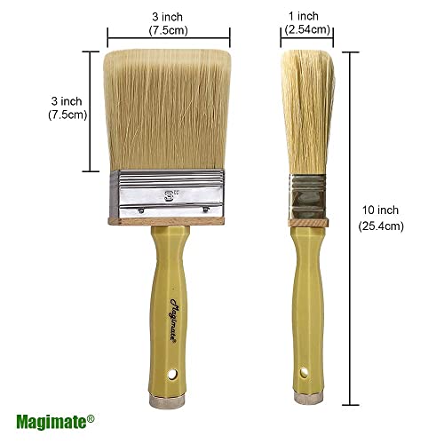 Magimate 3 Inch Block Stain Brush for Walls, Cabinets & Emulsion - size: 3 inch