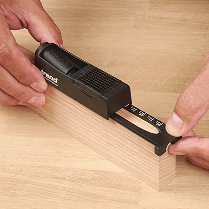 Trend Single Pocket Hole Jig with HSS Drill Bit & Depth Setting Collar, Square Drive Bit & Pocket Hole Screws Selection, PH/JIG/BS - style: Single
