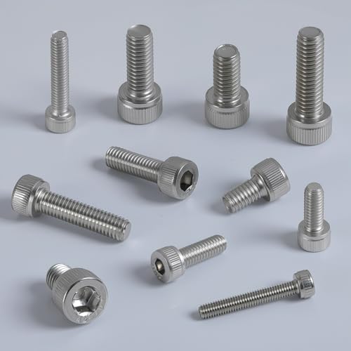 M3 x 4mm Socket Head Cap Screws, 304 Stainless Steel, 200 Pack - size: M3 x 4mm