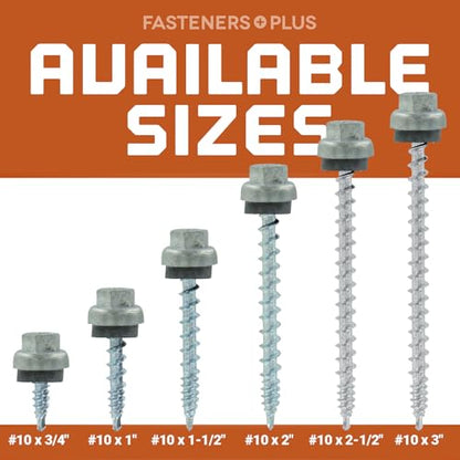 ST Fastening ZXL Woodbinder Metal Roofing Screws #10 x 1-1/2" - color: Bright White, size: #10 x 1-1/2"