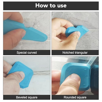 Sausage Caulk Gun Kit, 20 Oz & 10 Oz Convertible, 5 Tips